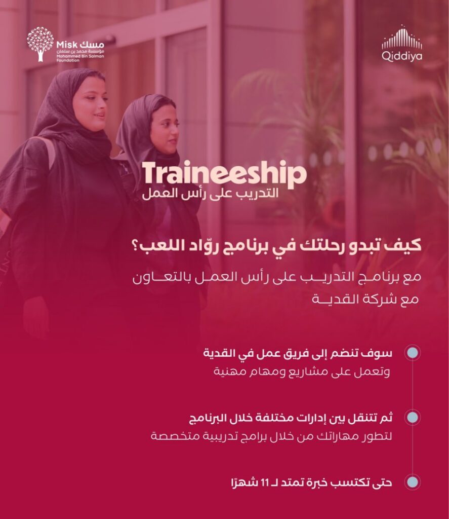 (🔴) مسك تعلن برنامج (رواد اللعب) لتطوير الخريجين بالتعاون مع القدية (براتب شهري تنافس […]